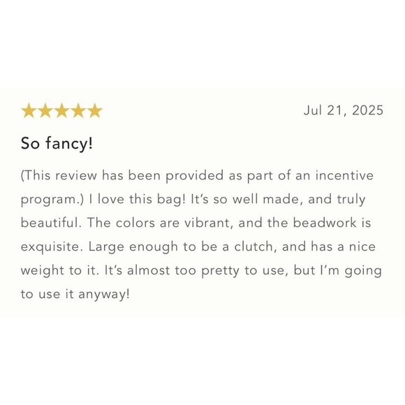 NWT - Anthropologie The Fiona Large Beaded Pouch - Picture 10 of 15